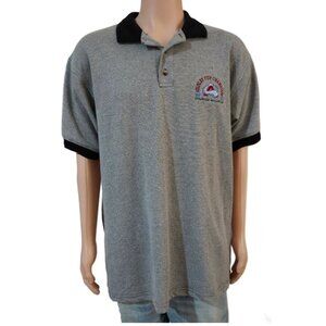 Vintage 2001 NHL Colorado Avalanche Stanley Cup Champions Embroidered Polo Shirt